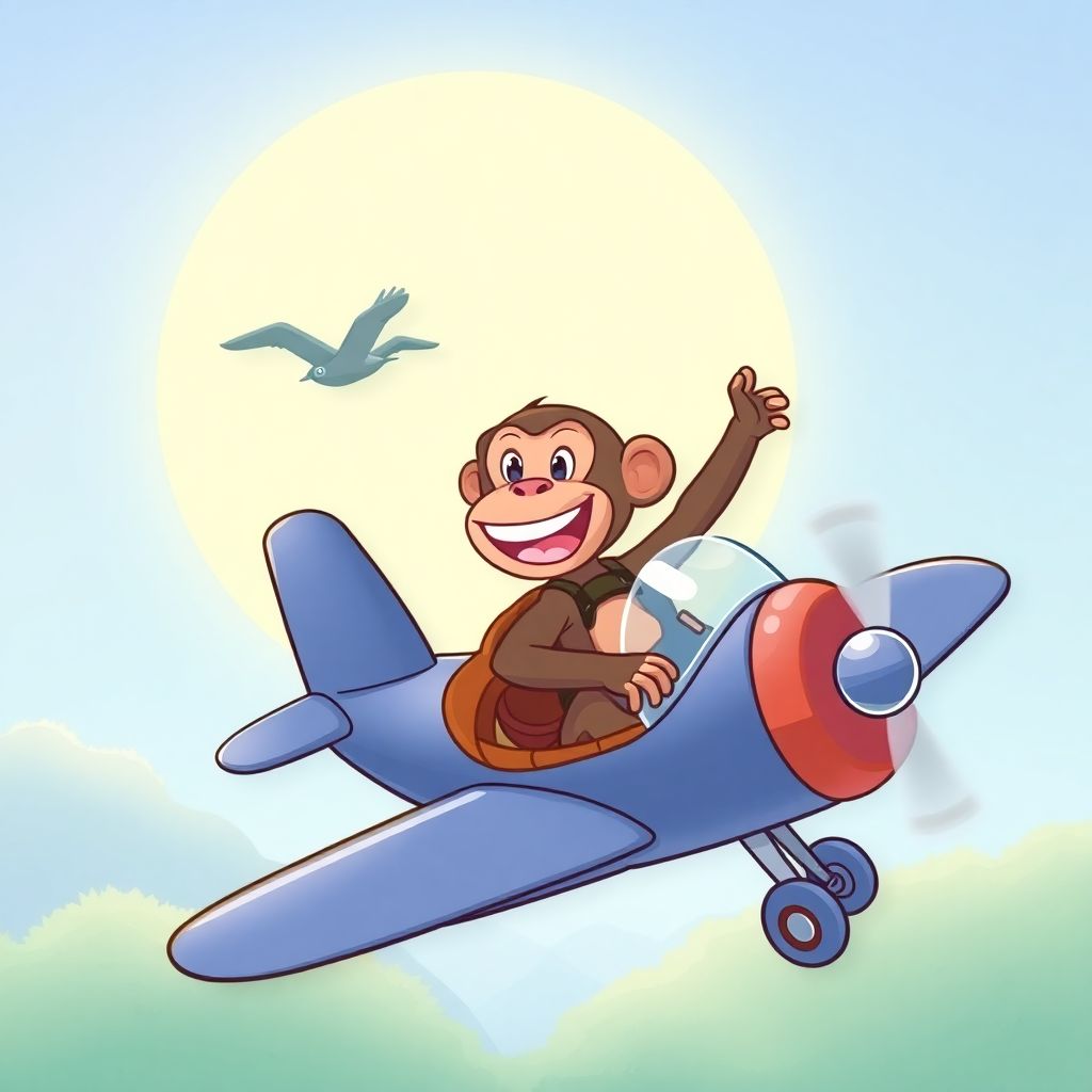 Chimp the Monkey's Sky-High Adventure