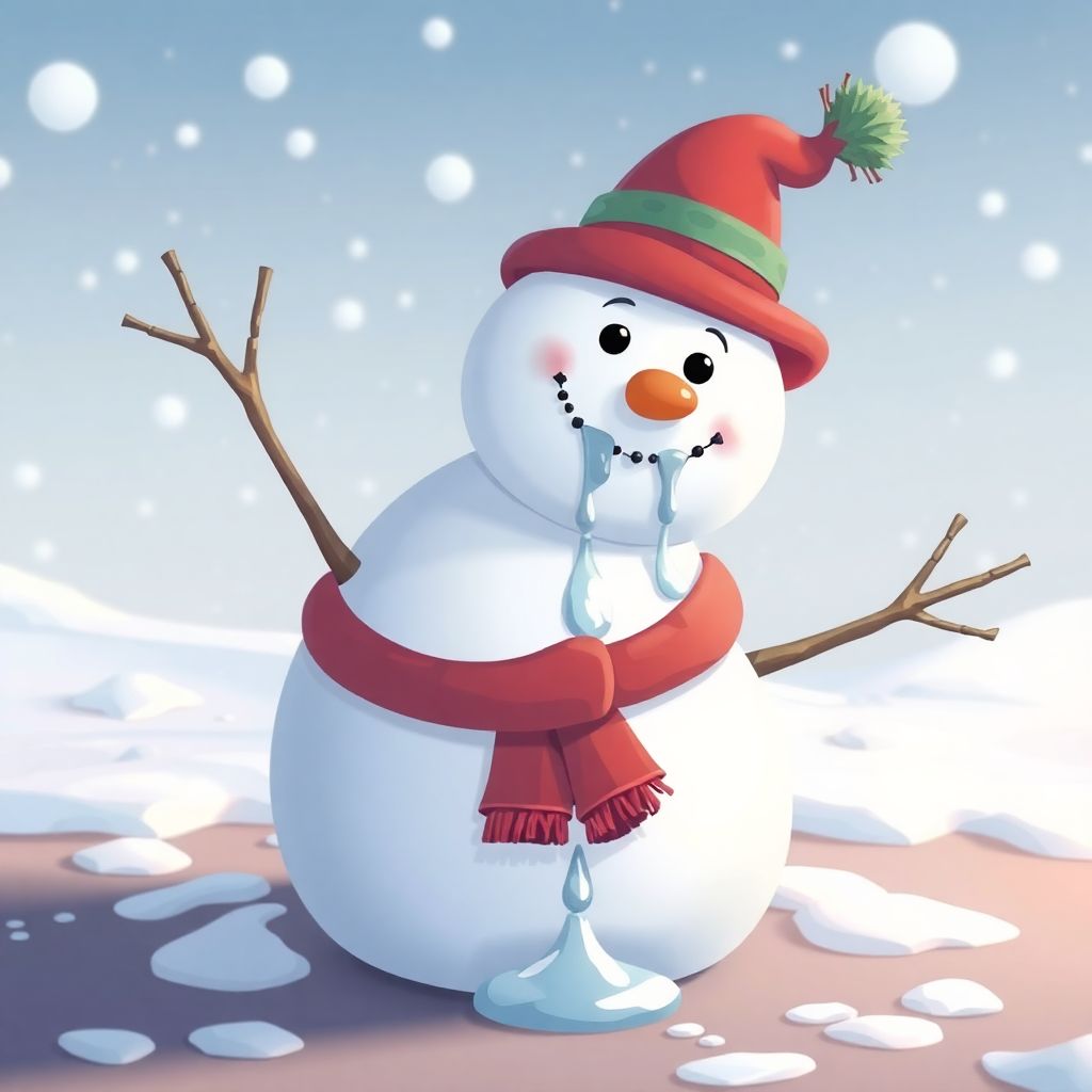 The Snowman's Melting Adventure