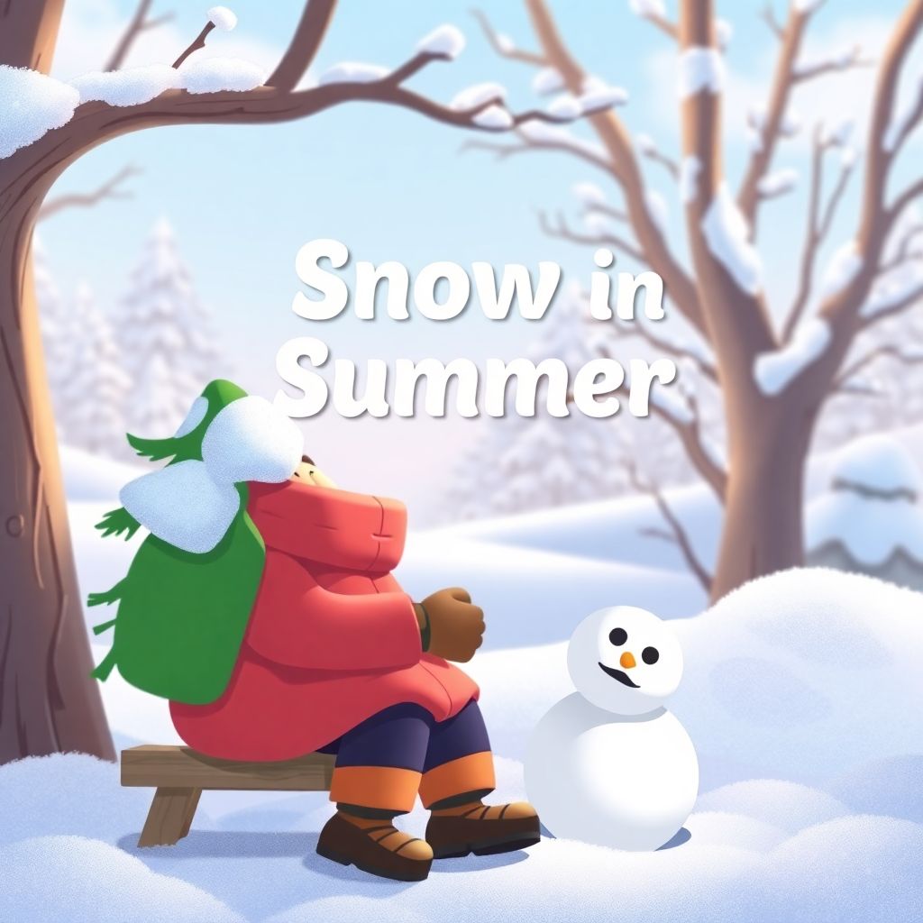 The Magical Snowfall on a Sunny Day