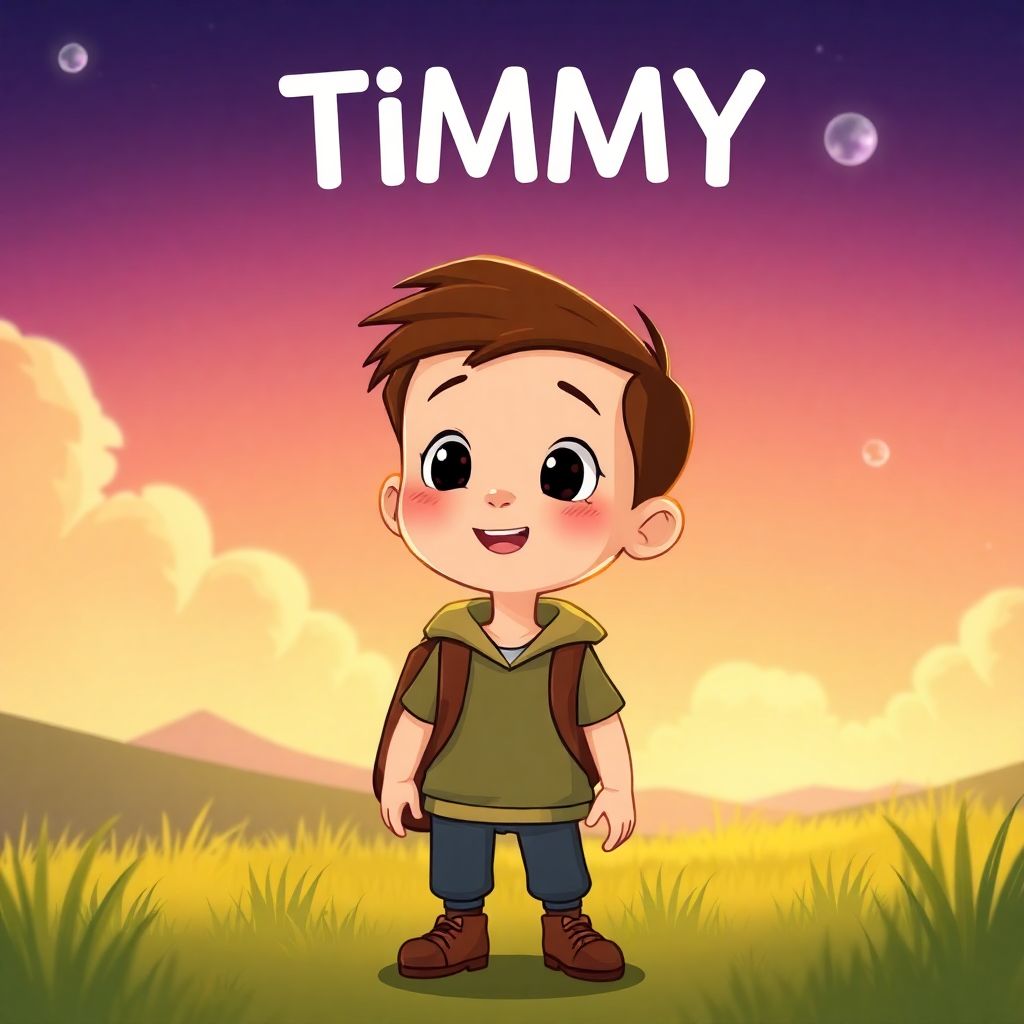 Timmy's Magical Morning with a Spaceship