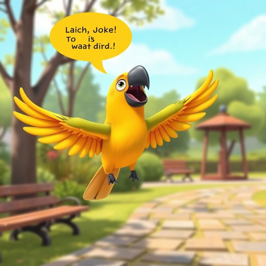 Jack the Parrot's Jokes in the Park